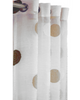 Poco dot Sheer curtain -beige -Polyester-60" Inches W