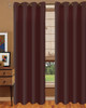 Light out curtain Grommet Top plain Design-Dark red -Polyester- 56x96 inches-23