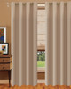 Light out curtain Grommet Top plain Design-Parchment-Polyester- 56x96 inches-11