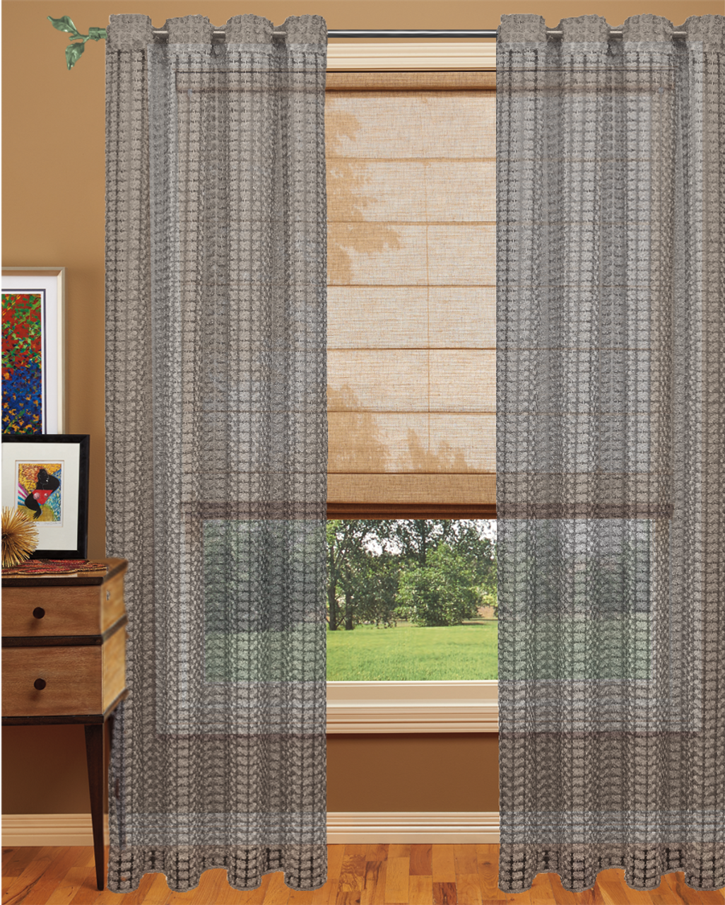 Star Sheer 60" x 96"  Gray Color