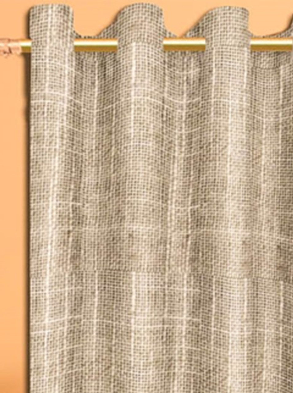 Linen Look Curtain Sheer perfect for bedroom , living room , kitchen and more.