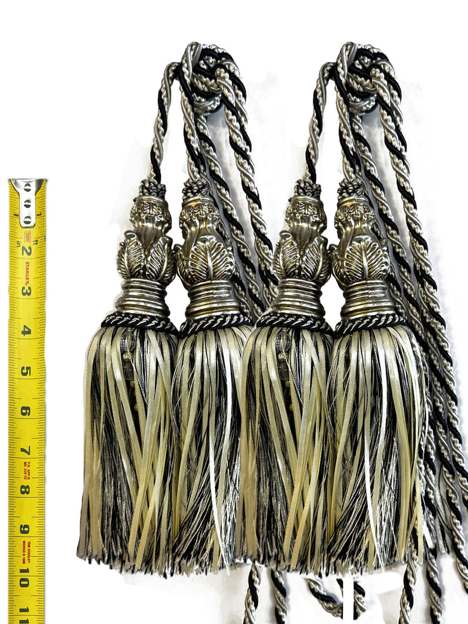 Double Tassel Black 