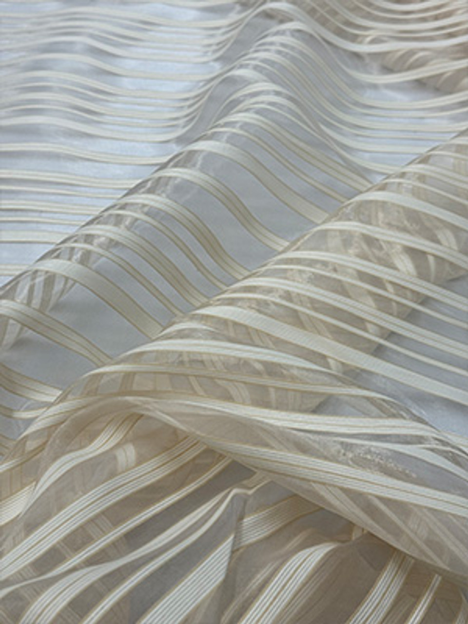 Stripes Sheer Fabric.