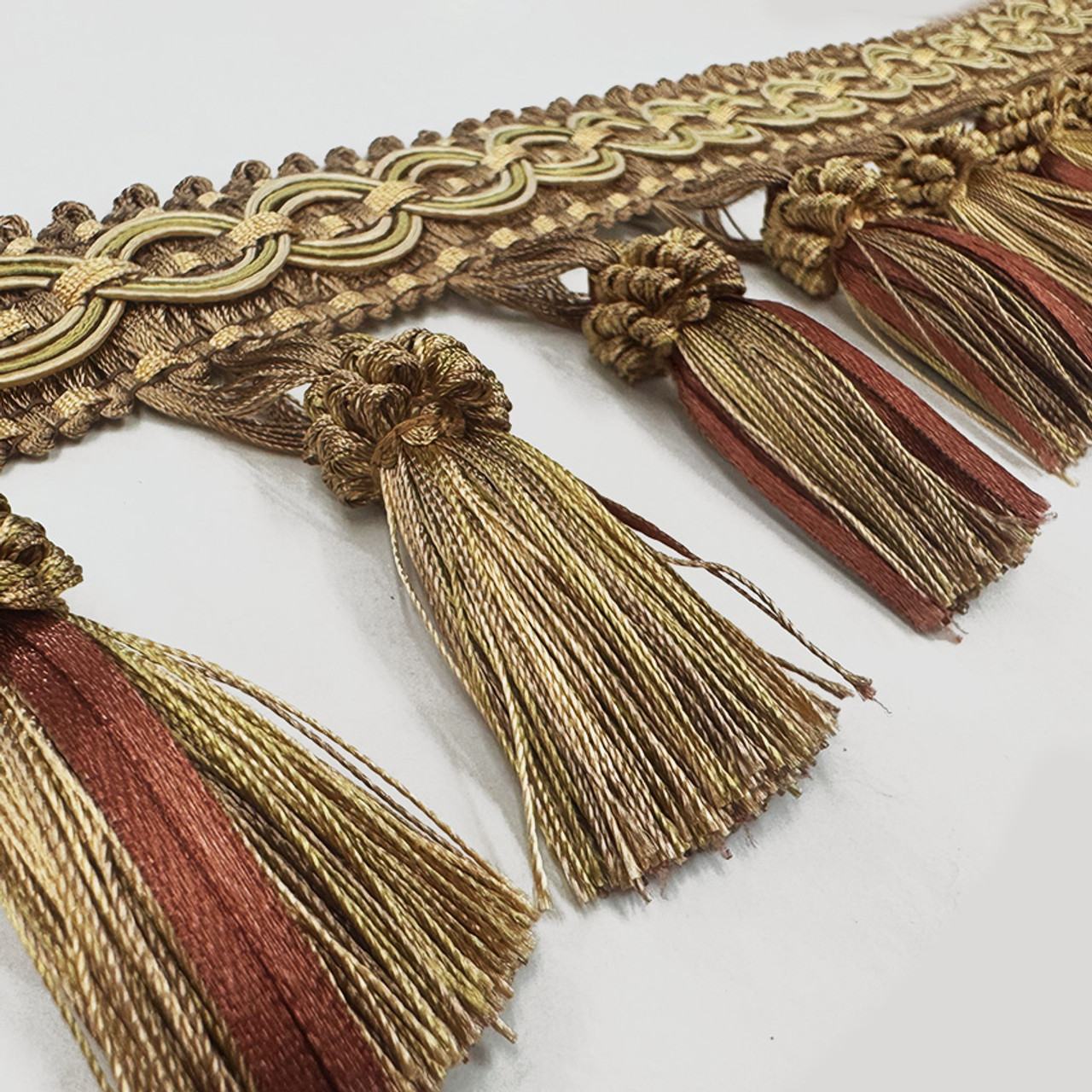 Drapery Trim - Brown - Tassel Trim 