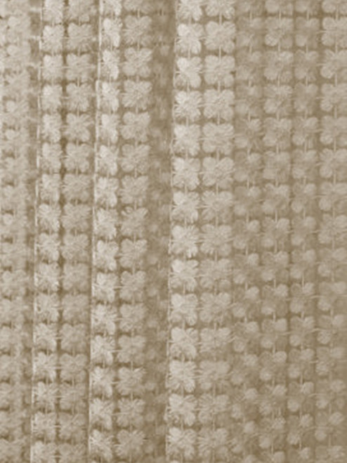 Sheer Fabric - Cream - Clover - 60x96 (Per Yard)