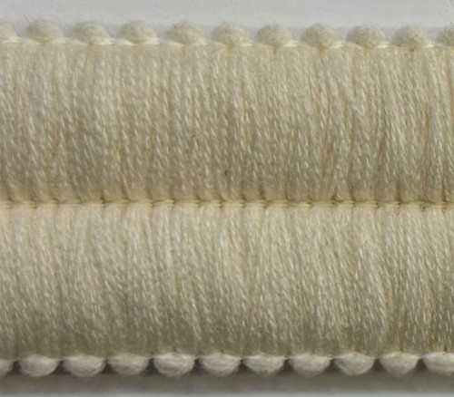 Brushed White Trim , 2 inch , Perfect for drapery , upholstery , & bedding.