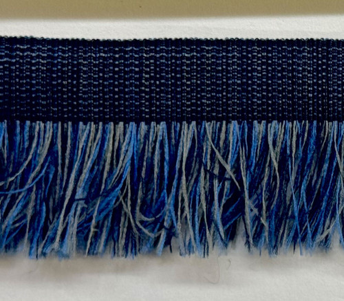 Brushed Blue & Gray Trim , 1/2 inch , Perfect for drapery , upholstery , & bedding.