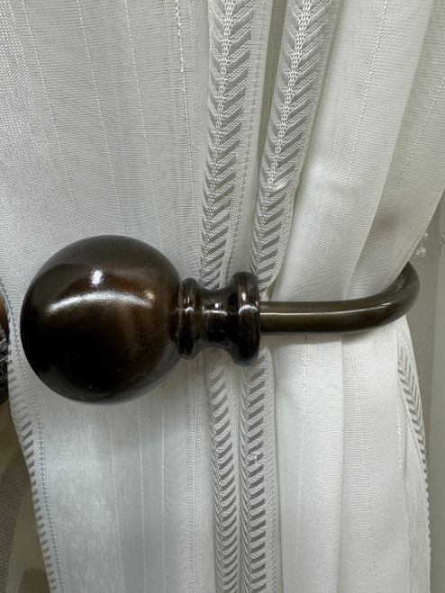 Ball type Drapery Tie Back Holder is a small yet impactful addition that transforms your window.