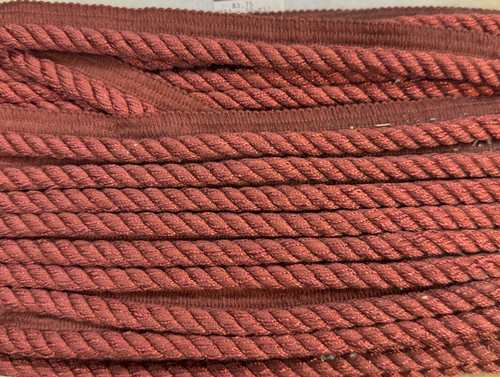 Cord Reddish Orange, 1 inch, Perfect for drapery , upholstery , & bedding.