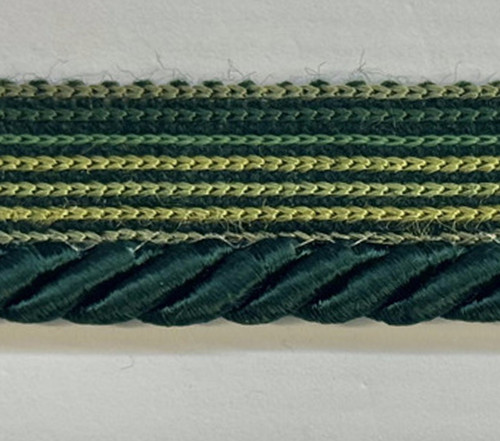 Cord Green, 1 inch, Perfect for drapery , upholstery , & bedding.