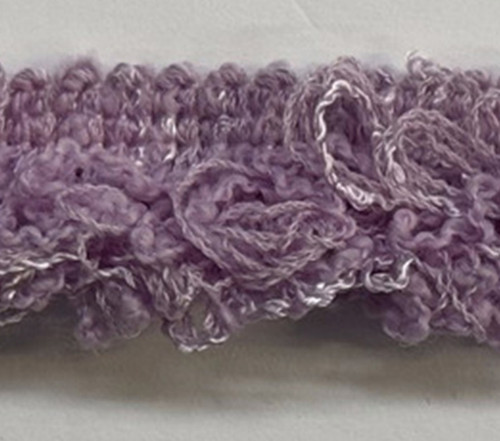 Looped  Violet Trim , 1/2 inch, Perfect for drapery , upholstery , & bedding.