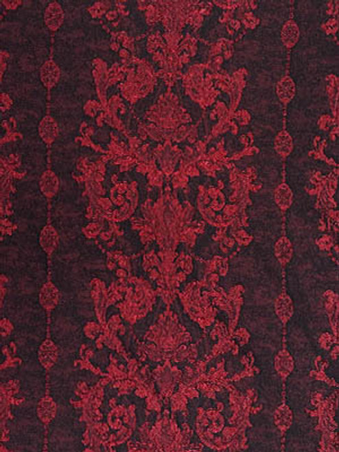 Red & Black Cosmopolitan Fabric.