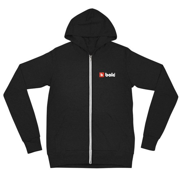 Bold Hoodie w/Zipper