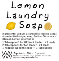 Aquarian Bath Lemon Laundry Soap Recipe