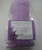 Purple Flannel Organic cotton neck pillow by Aquarian Bath in biodegradable cellulose bag