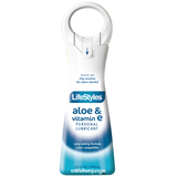 A front side image of Lifestyles Aloe & Vitamin E Personal Lubricant, 3.5 Ounce.