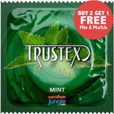Trustex Mint Flavor Lubricated Condoms.