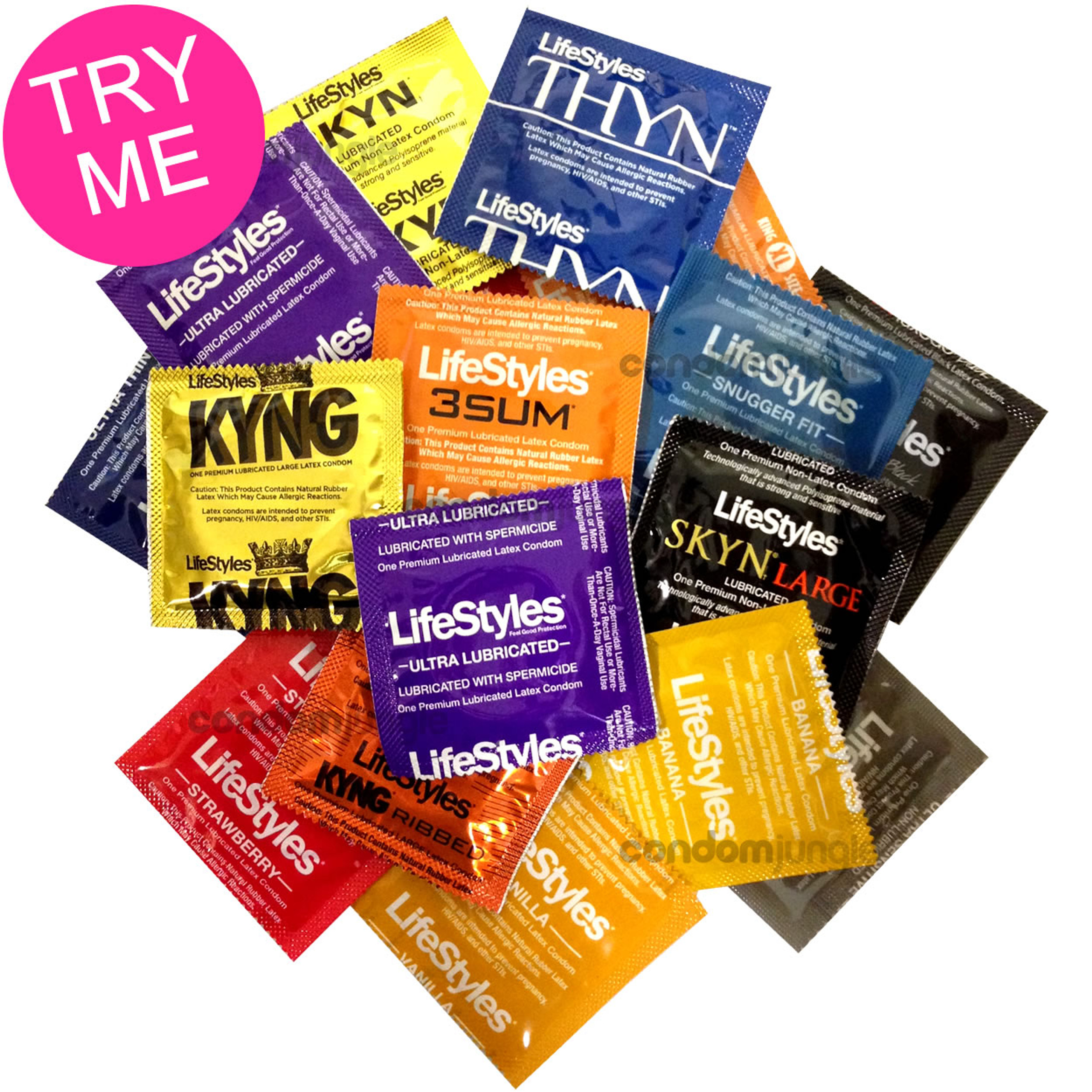 smaller condoms variety pack