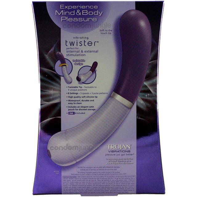 Trojan Vibrations Twister Internal And External Stimulation Vibrator