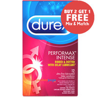 Durex Performax Intense condoms - Buy 2, Get 1 Free (Mix & Match)