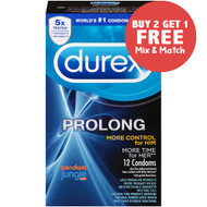 Durex Prolong condoms - Buy 2, Get 1 Free (Mix & Match)