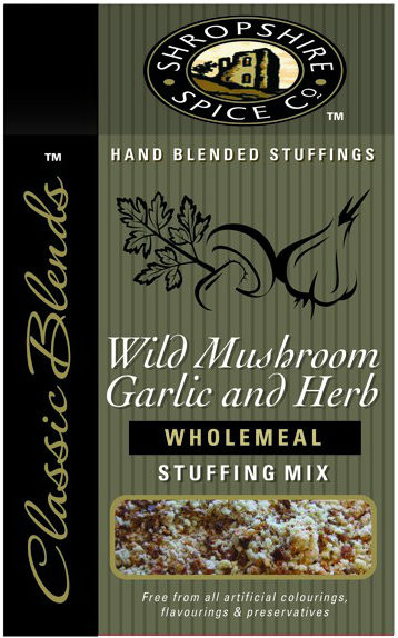 Shropshire Spice Co.Wild Mushroom, Garlic & Herb Stuffing Mix 150g