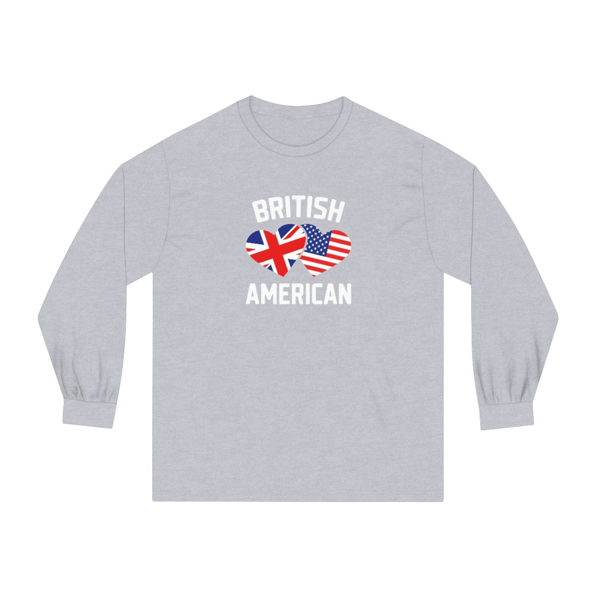 British American Long Sleeve T-Shirt - British Food Depot