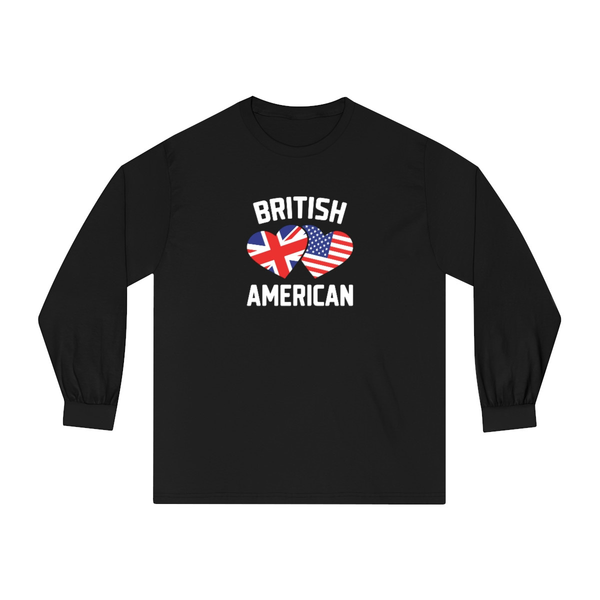 British American Long Sleeve T-Shirt - British Food Depot