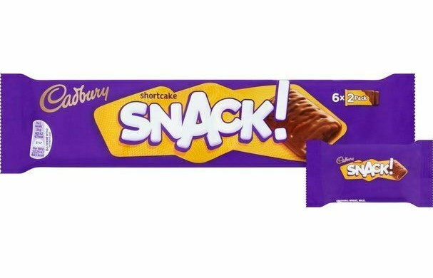 Milk Chocolate Bar with Shortcake Biscuit Filling Cadbury Shortcake