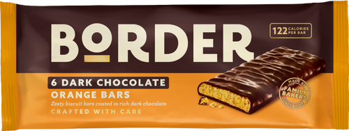 Border Biscuits Dark Chocolate Orange Bars 144g