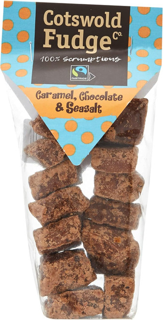 Cotswold Fudge Co. Chocolate Caramel & Sea Salt Fudge 150g