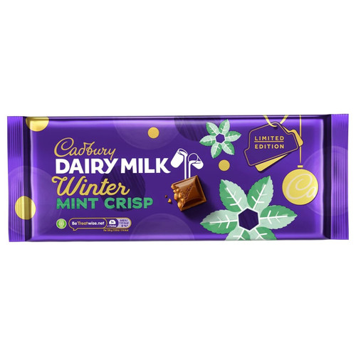 Dairy Milk Winter Mint Crisp 350g **Pre-Order**