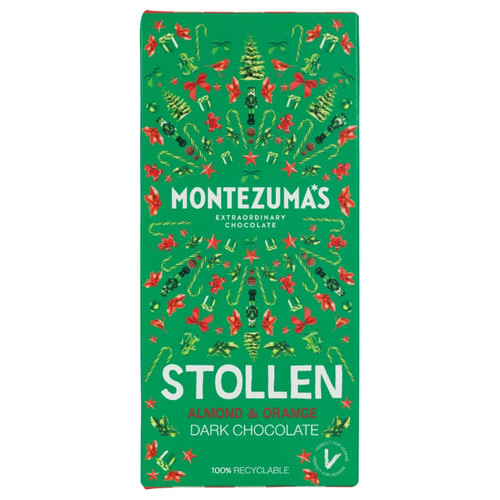 Montezuma's Dark Milk Chocolate Stollen Bar 90g **Pre-Order**