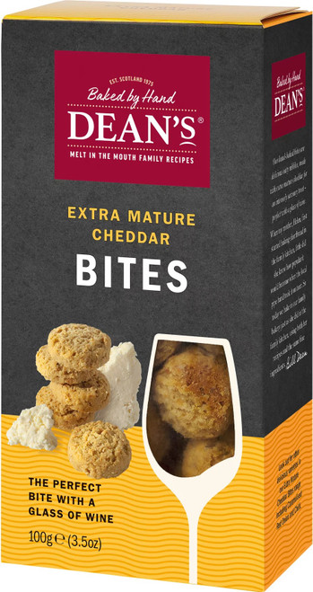 Dean's of Huntly Extra Mature Cheddar Bites 100g *Pre-Order*