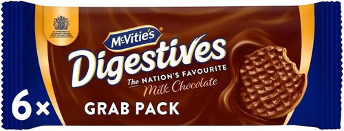 McVitie's Milk Chocolate Digestives Grab Pack 100g