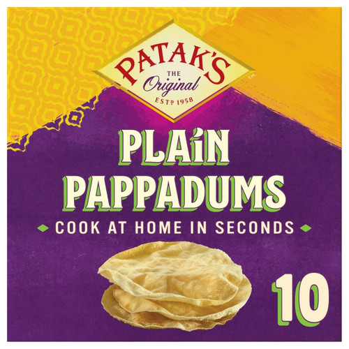 Patak's Plain Pappadums 100g
