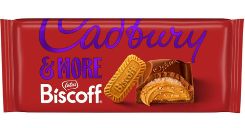 Dairy Milk & More Biscoff Block 195g