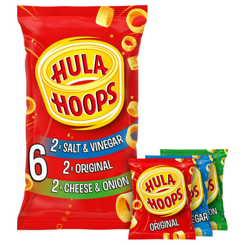 Hula Hoops Family Variety 6 Pack 6 x 24g