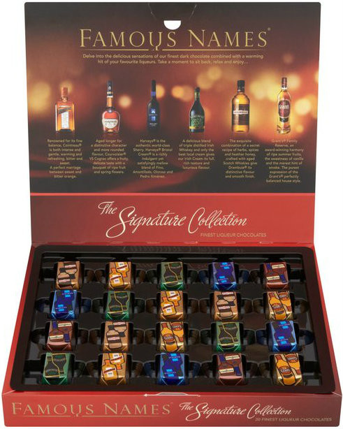 Famous Names Signature Collection Chocolate Liqueurs 185g