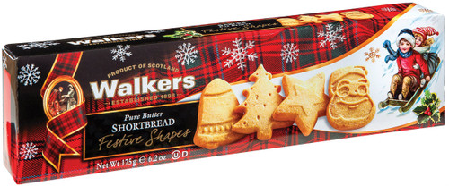 Walkers Shortbread Festive Shapes 175g