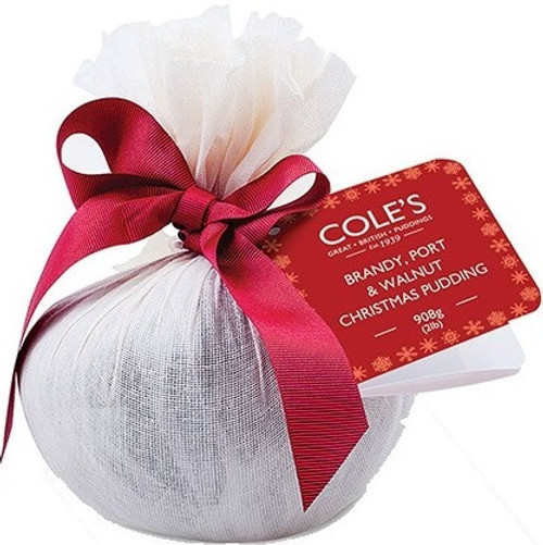 Coles Brandy, Port And Walnut Christmas Pudding 454g