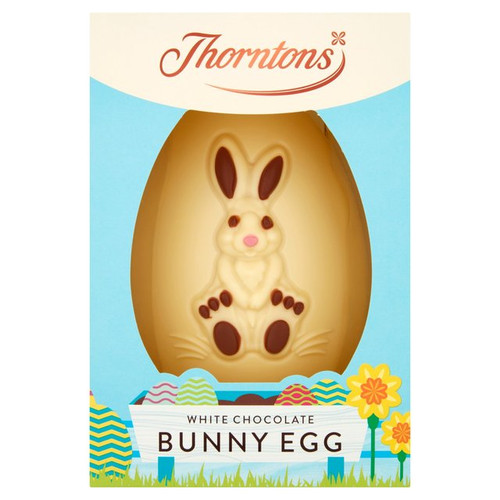 Thorntons White Chocolate Bunny  Egg 151g