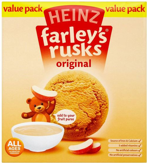 Farleys Rusks Original 150g - Twin Pack