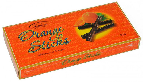 Ashleys Orange Sticks 80g