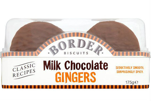 Borders Milk Chocolate Ginger Biscuits 175g