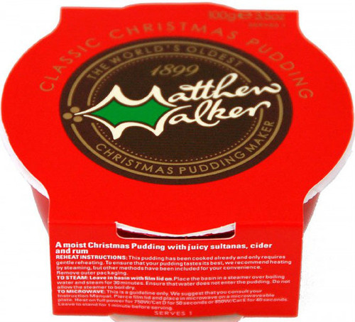 Matthew Walker Classic Christmas Pudding 100g ***Pre-Order***