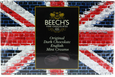 Beeches Union Jack Dark Chocolate English Mints 150g