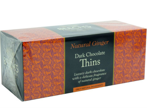Beeches Dark Chocolate Ginger Thins 150g