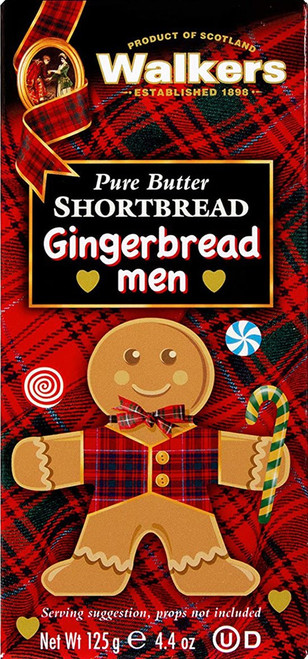 Walkers Gingerbread Men Shortbread 125g