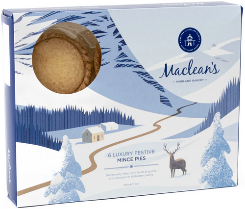 Macleans Mince Pies - 6 per Pack 330g *B/B JUNE 19th*